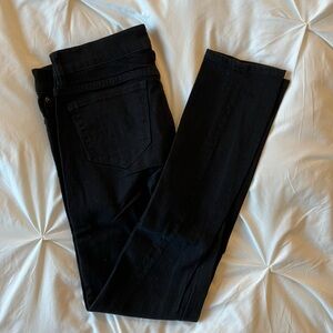 J Crew black toothpick jeans like new